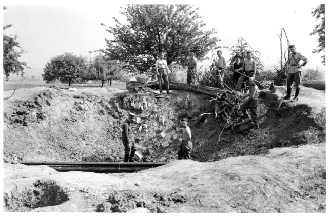 HiVaS   Bombentrichter 1 am 5.6.1940