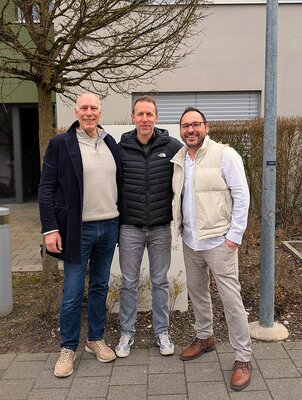 V.l. Theo Brunt, Felix Hensler und Sven Gruber.⋌ zVg